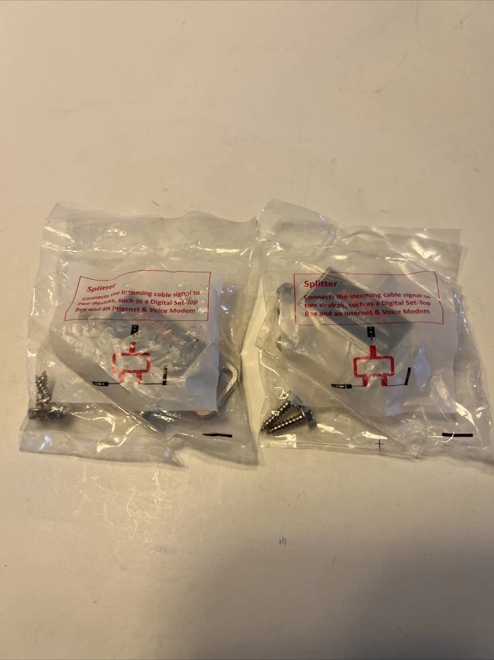 Lot of 2 Coax Cable Splitters Phillips Aneronix CMC2002H-A (NEW) - Image 1 of 4