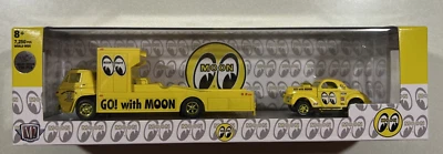 2021 M2 MACHINES Hauler S40 66 Dodge L600 COE & 41 Willys Coupe MOONEYES CHASE - Image 1 of 3