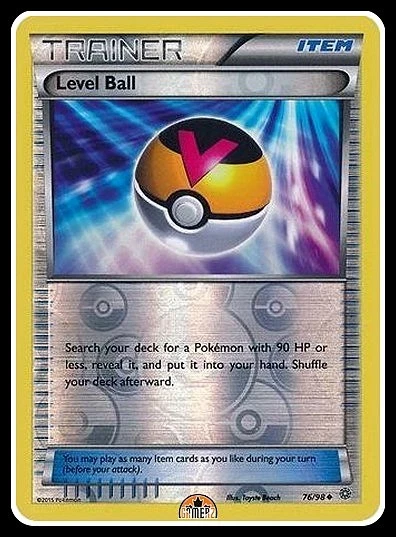 Level Ball - 76/98 - Reverse Holo - XY Ancient Origins - NM-Mint!! - Image 1 of 1