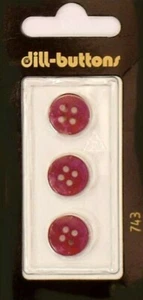 Dill Buttons ~ (0743) - 1/2" - 3 ct - Picture 1 of 1