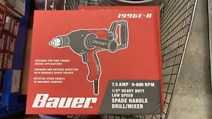 Bohrmaschine 1/2 Zoll Schwerlast Spaten Griff Metall Holz kabelgebunden Mischmörtel 3 Positionen - Bild 1 von 2