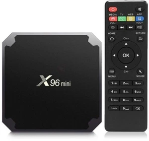 Boitier smart streaming Android X96 mini 4K, wifi et Ethernet avec télécommande - Photo 1/6