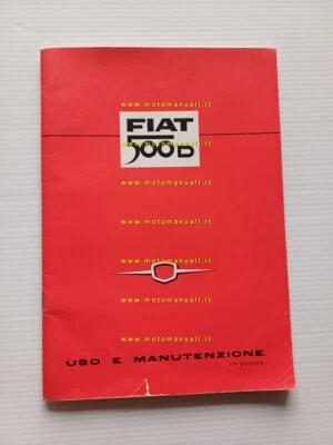 FIAT 500 D 1963 Manuale Uso Manutenzione Libretto Istruzioni originale - Immagine 1 di 4