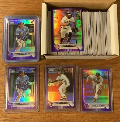 2022 Topps Chrome Update Purple Refractor--You Pick--Complete Your Set - Image 1 of 3