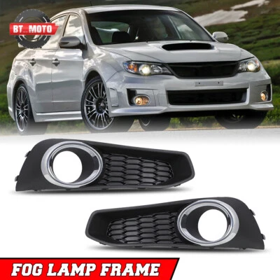 PAIR For 2013-2014 Subaru Legacy Fog Lights Factory w/ Black Bezel Cover Set - Изображение 1 из 4