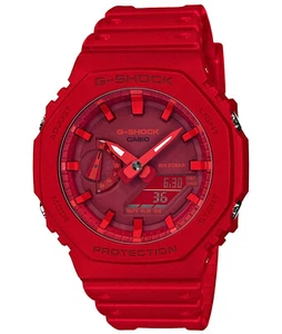TOTALMENTE NUEVO Reloj Casio G-Shock CARBON CORE Hombre Ana-Digi Rojo GA2100-4A - Imagen 1 de 2