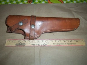 Bucheimer Holster Leather Right Hand Brown Perfect Fit 1622 Revolver Nice LOOK! - Picture 1 of 5