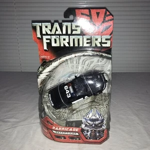 Transformers Película Deluxe Class Deception Barricade 2007! ¡Sellado! ¡Sin usar! - Imagen 1 de 2