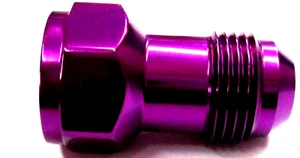 10 an female to 10 an male flare length extension fitting show polished Purple  - Picture 1 of 1