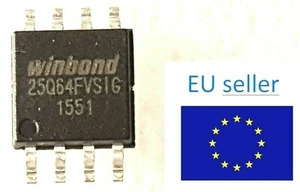 BIOS chip Acer Aspire ES15, ES1 520, 521, ES1-522, for AMD MB: B5W1E LA-D121P - Picture 1 of 5