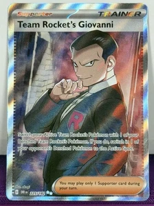 Team Rocket's Giovanni 225/182 Sv10: Destined Rivals Holo - Imagen 1 de 4