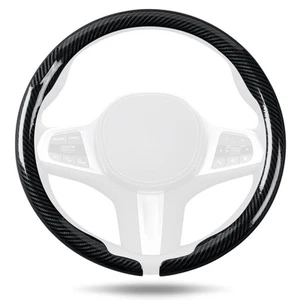Carbon Fiber Steering Wheel Cover, Ultra-Thin Car Steering Wheel Cover,Comfor... - Picture 1 of 7