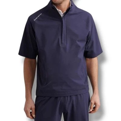 NWT Peter Millar Crown Sport Shield Short-Sleeve Rain Shell Mens Size XL - $185 - Image 1 of 4