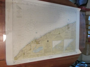 N.O,A,A, Ashtabula To Chagrin River Lake Erie #14825 Nautical Chart - Picture 1 of 1