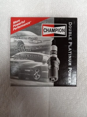 New Pack of 4 CHAMPION Spark Plug-Double Platinum Power Spark Plug 7436 - Image 1 of 4
