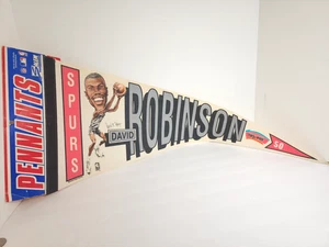 NEW Vintage David Robinson San Antonio Spurs 30"x12"  Pennant Salem Sportsware - Picture 1 of 1