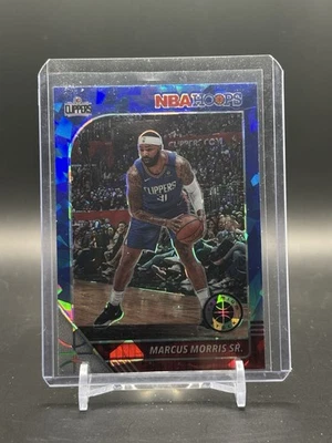 Baloncesto Marcus Morris Sr. 2019 Hoops Premium Stock azul hielo agrietado #261 Foto 1 de 2