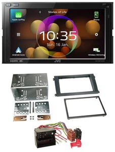 JVC DAB MP3 2DIN Bluetooth USB Autoradio für Porsche Cayenne 2007-2010 - Bild 1 von 9