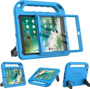 Surom Kids Case for New iPad 9.7 2018/2017 with Built-in Screen Blue  - Picture 1 of 8
