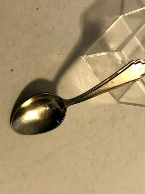 1950 ROSEBUD STERLING BABY  SPOON - Image 1 of 4