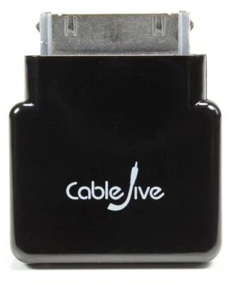 CableJive dockStubz +, Dock Ladeadapter, Schwarz - Bild 1 von 4