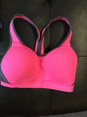 чемпион бюстгальтер duo dry xs ярко-розовый спортивный бюстгальтер б/у в отличном состоянии - Изображение 1 из 4