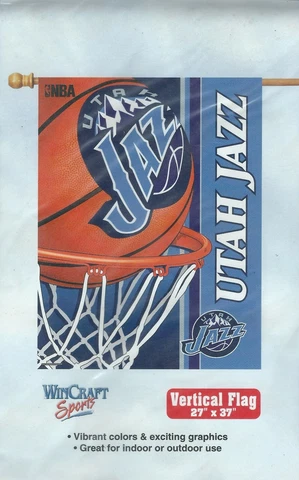 UTAH JAZZ 27" x 37" Wincraft Vertical Flag Banner Cover