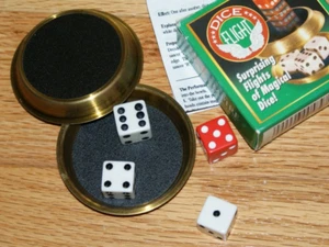 Dice Flight (Brass) --neat repeat effect, similar to Tricks Co, God Dice TMGS - Picture 1 of 2