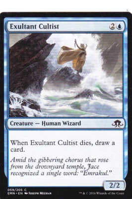 Exulant Cultist Eldritch Moon MTG Magic the Gathering MTG x1 - Image 1 of 2