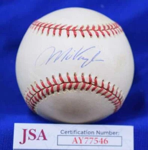Mo Vaughn JSA COA Autograph American League Signed Baseball - Picture 1 of 2
