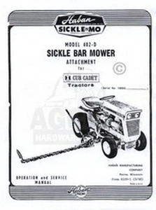 Servidor de cortacésped de barra antiniebla Haban Cadet 402-D Manual - Imagen 1 de 1