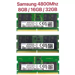 New Samsung DDR5 8GB 16GB 32GB 4800Mhz PC5-38400 Sodimm Notebook Memory Ram Lot - Picture 1 of 4