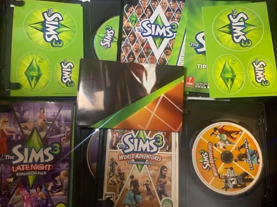 HUGE Sims 3 Collection!  Game, Expansions, Stickers, Poster & more!(Windows/Mac) - Image 1 of 2