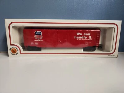 HO Scale Bachmann 71000 UP Union Pacific 51' Plug Door Boxcar with Box - Image 1 of 4