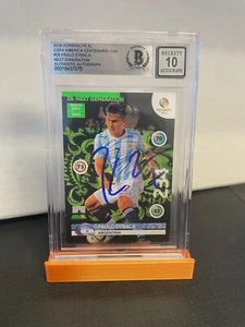 2016 ADRENALYN XL PAULO DYBALA NEW GENERATION SIGNED BECKETT AUTHENTIC AUTO 10 - Picture 1 of 2