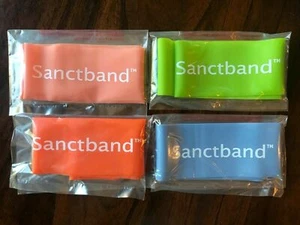 Bandas de bucle de 9" de resistencia de 4 niveles yoga fitness ejercicio entrenamiento fisioterapia - Imagen 1 de 2
