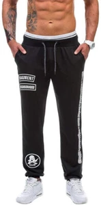 Men's Athletic Workout Running Jogging Gym Fitness Zip Pocket Jogger Sweat Pants - Picture 1 of 3