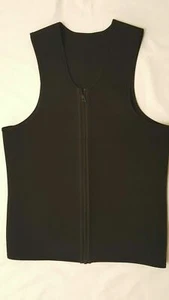Men Waist Trainer Vest Hot Neoprene Sauna Suit Corset Body Shaper Zipper Tank - Picture 1 of 1