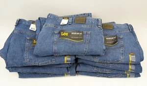 NEW Mens Regular Fit Straight Leg Lee Jeans Pepper Stone ~ Big & Tall Sizes NWT - Picture 1 of 3