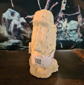 ARKA Moai Bio-Wächter - 17x9x6,5cm aus Riffkeramik Deko für Meerwasser Aquarium - Bild 1 von 3