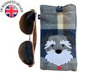 Tweed Dog Dogs Fairtrade Ladies Wide Glasses Phone Case