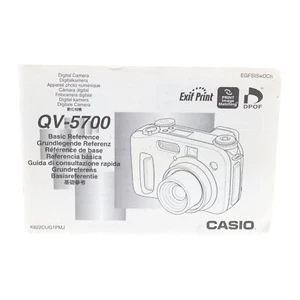 Gebrauchsanweisung Casio QV-5700 Grundlegende Referenz Digitalkamera basic - Picture 1 of 1