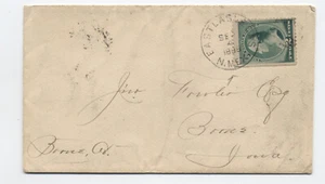 1888 East Las Vegas fast neuwertig Poststempel auf #213 Brief nach Boone IA [h.5669] - Bild 1 von 3