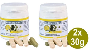 Alfavet RodiCare Vita C 2x 40 Tabl. Meerschw. Kleinnager Vitam. C (498,33 EUR/kg - Bild 1 von 1