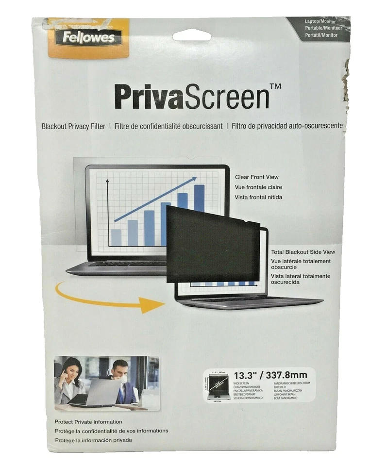 Fellowes 13.3" PrivaScreen Blackout Privacy Filter 16:10 4814301 *NOB* - Image 1 of 4