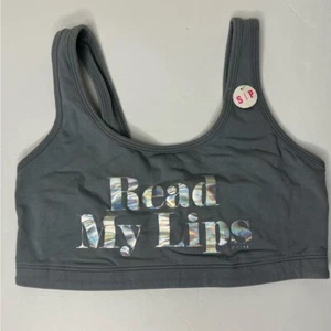 Sujetador deportivo VS rosa nuevo con etiquetas Read My Lips‎ S - Imagen 1 de 3