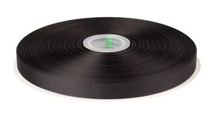 Solid Grosgrain Ribbon Black 5/8"x100 Yards for Gift Hair Bows Wedding Crafts - Picture 1 of 7