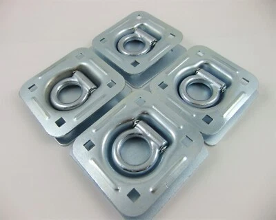 BRAUN SIS 4x Zurrmulde & Gegenplatte Bruchlast 2000daN Zurröse Zurrpunkt für LKW Anhänger