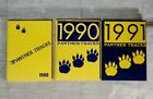Lot Of 3 Panther Tracks Yearbooks 1988, 1990, 1991. N. Lamar I.S.D. Elementaries