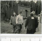 1950s Photo Maryland Talbot County? People Hunting Shack Cabin Hunters License